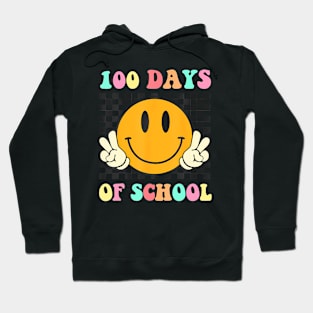 100 Days Of School Teacher Boys Girls Kids Happy 100Th Day Hoodie